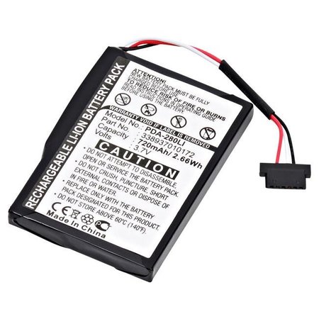 ULTRALAST Ultralast PDA-280LI 3.7V & 720 mAh Replacement Lithium-Ion Battery for Magellan GPS PDA-280LI